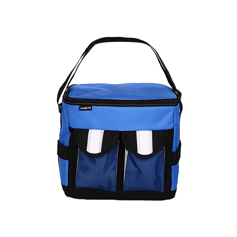 Freezable Best Quality Insulated Zip Closure Foldable Tote Lunch Cooler Bag