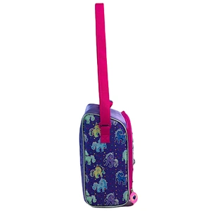 Fashion shiny holographic unicorn long hair plush material Insulated Lunch Cooler Bags Box Backpack For Kids