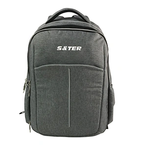 New arrivals light weight waterproof leisure School bag Daypack black college Laptop backpack