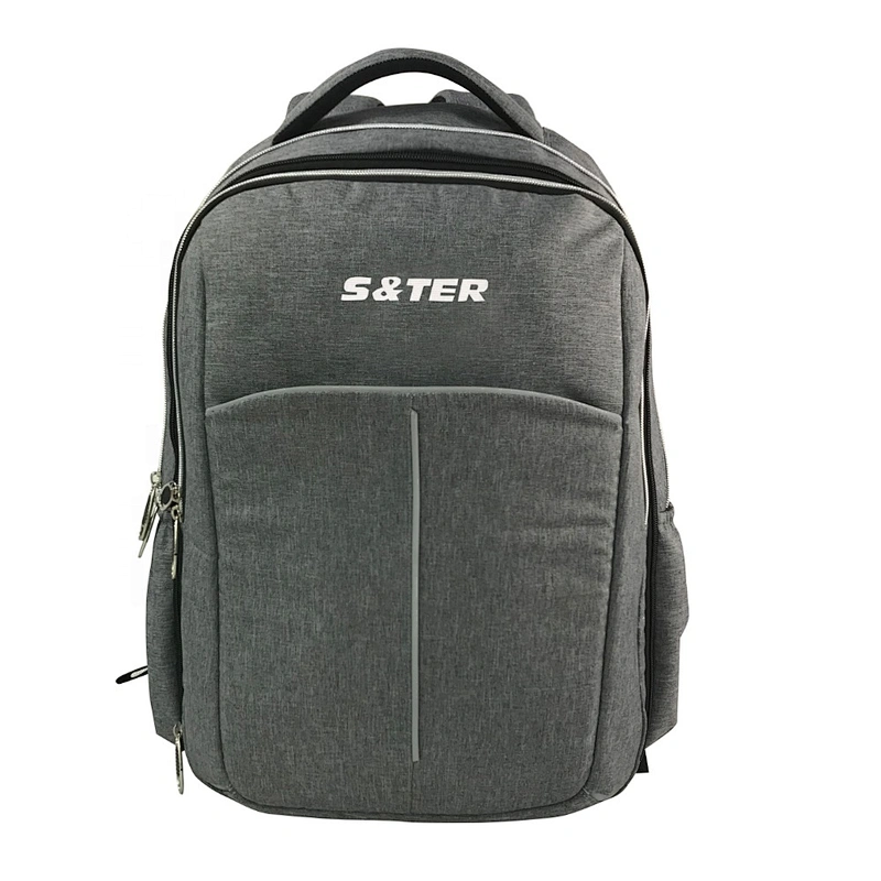 New arrivals light weight waterproof leisure School bag Daypack black college Laptop backpack