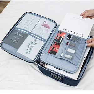 Manufacturers wholesale multi-functional organizer storage travel bag for driver's certificate storage travel passport