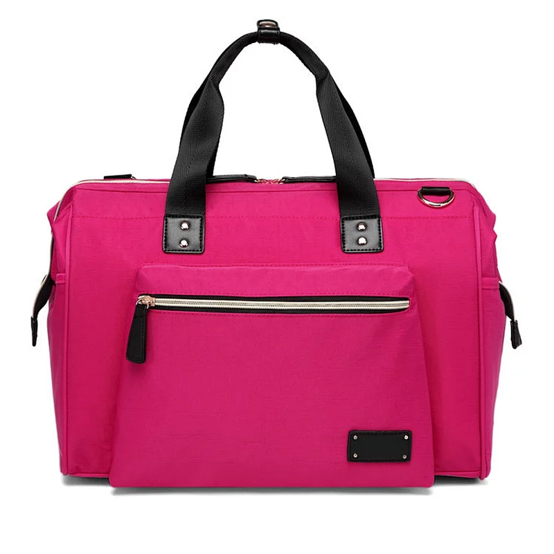 Multi-function Outdoor Unisex Stylish Polyester Diaper Bag Backpack Baby Changing Bags With Bottle Warmer
