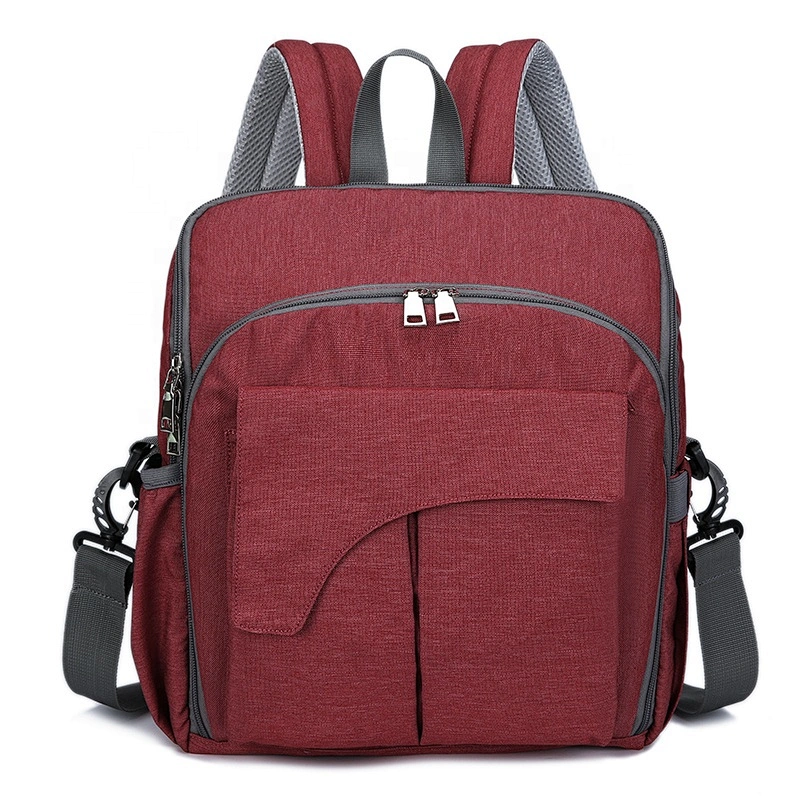 Fashion Mummy Maternity Bag Multi-function Diaper Bag Backpack Nappy Baby Bag with Stroller Straps for Baby Care