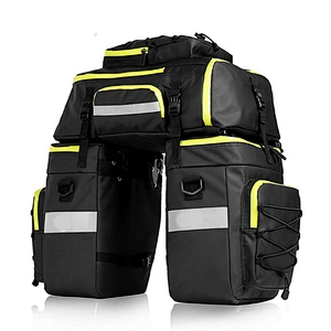 Dropshipping Outdoor Waterproof Bicycle Tail Bag Cycling Bike Back Seat Oxford Cloth Saddle Bag For BikeTail Backpack Black Hot