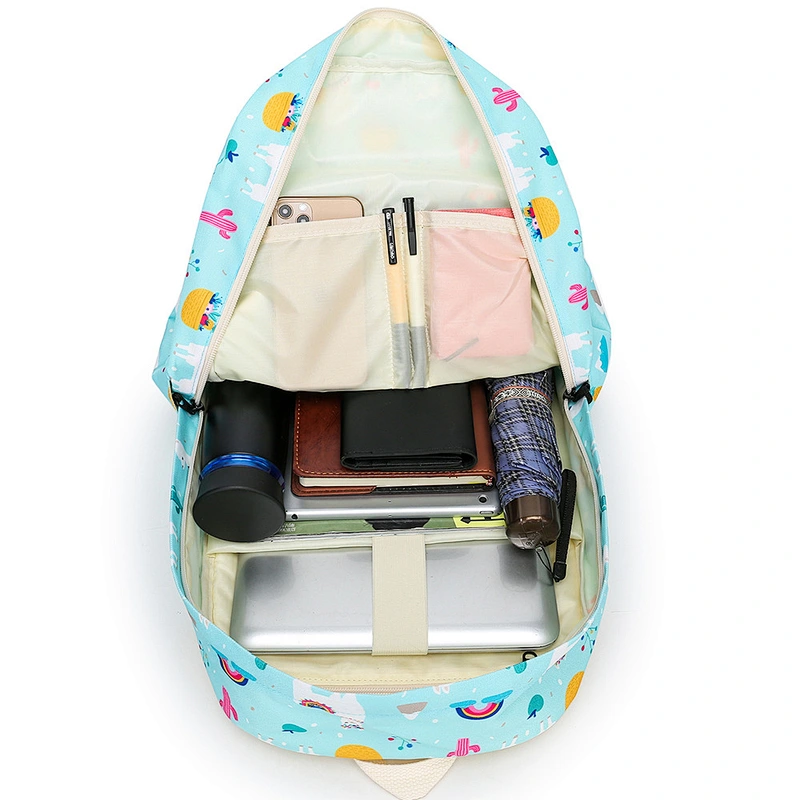 Teen Girls Backpack School Book Bag Set with Lunch Box and Pencil Case for Kids and Children