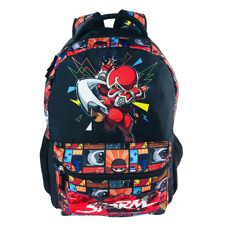 New design Flashing lights School bag Primary school boys backpack shoulder trend custom children's backpack