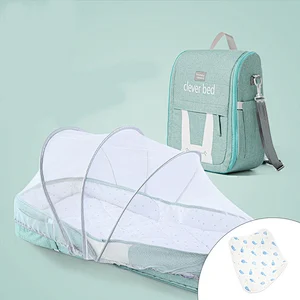 New Design Baby Portable Bed Bag Foldable Newborn Travel Crib Carry-on Nest Bed Diaper Bag changing Bed