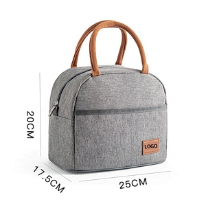 Custom Student Reusable Food Insulated Bags Women Tote Lunch Box Bag Cooler food delivery freezable Insulated office lunch bag