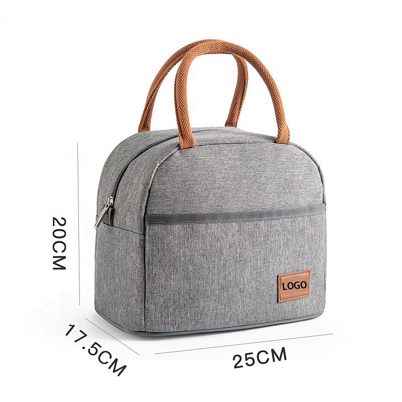 Custom Student Reusable Food Insulated Bags Women Tote Lunch Box Bag Cooler food delivery freezable Insulated office lunch bag