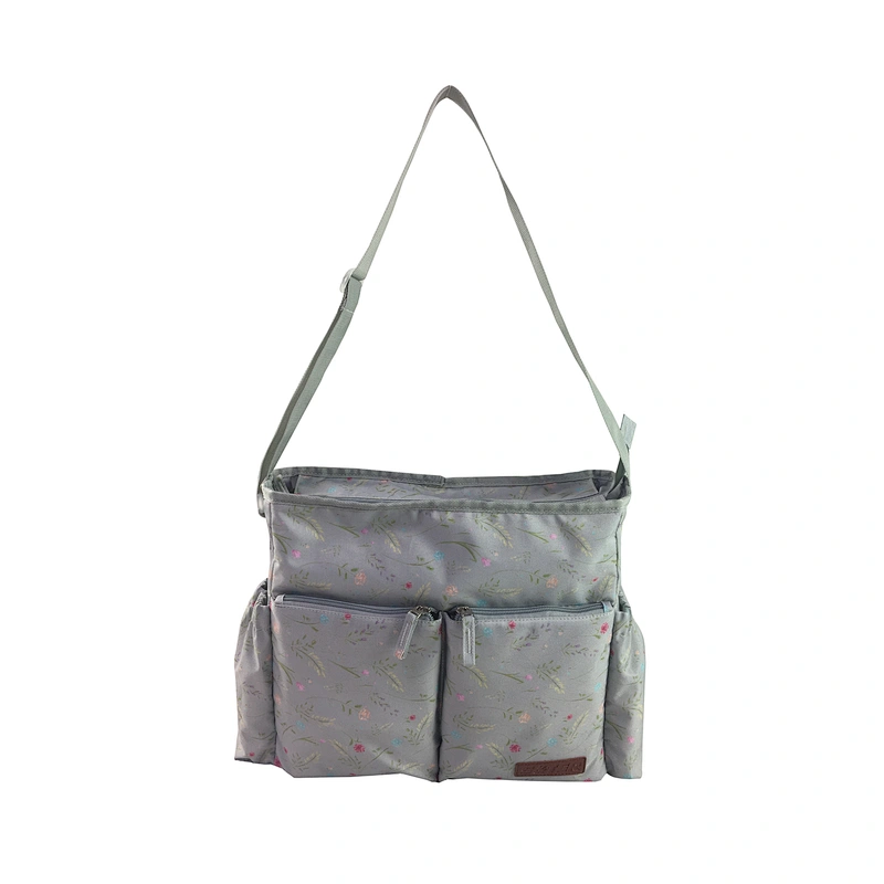 2020 New outdoor portable travel fashion high quality mommy bag 9 in one set baby diaper bag backpack