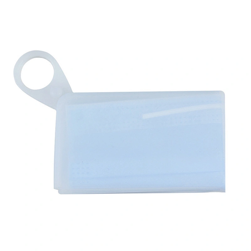 Portable Folding Masking Storage Clip PP Silicone Student Face Masking Storage Bag For Small Cloth Bag, Carrying Case