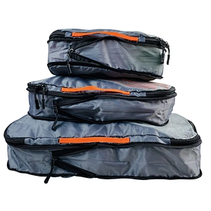 OEM/ODM Fashion Customized Logo Style with custom printed logo Luggage Organizer Packing Cubes Travel Compression Packing Cube