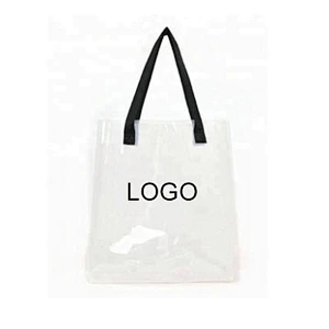 2020 Summer New holographic PVC transparent women's bag shopping handbag beach tote bag custom beach bags personalized