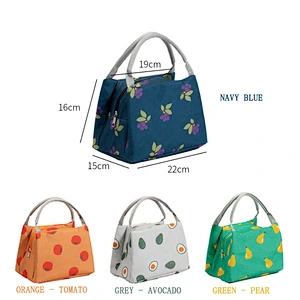 2020 hot-selling Custom reusable travel picnic lunch grocery bags insulated Zip Closure Foldable Tote Lunch cooler bags