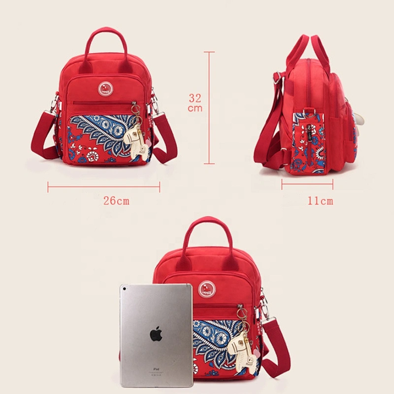 Factory wholesale large baby handbags functional adult diaper bag nappy care backpack
