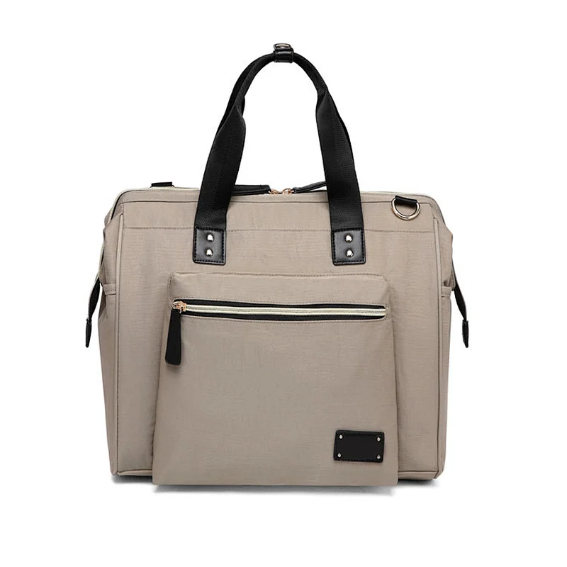 Multi-function Outdoor Unisex Stylish Polyester Diaper Bag Backpack Baby Changing Bags With Bottle Warmer