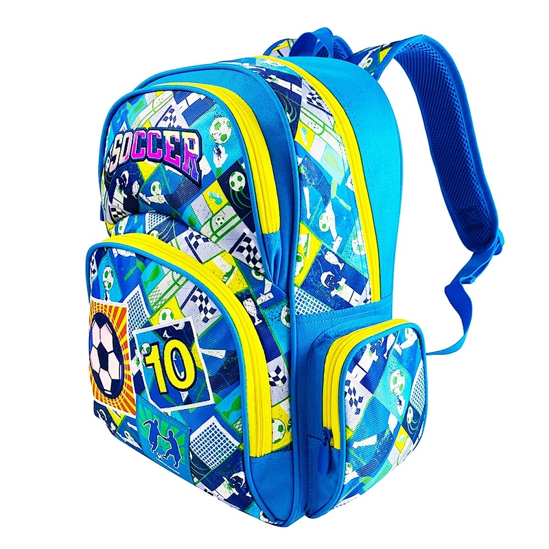 Manufacturer High quality waterproof mochilas cartoon soccer children kids backpacks school bags kids student bookbags