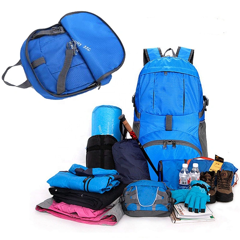 Best seller Outdoor Travel 35L Sport Water Resistant Foldable Ultra Lightweight Packable Hiking Backpack