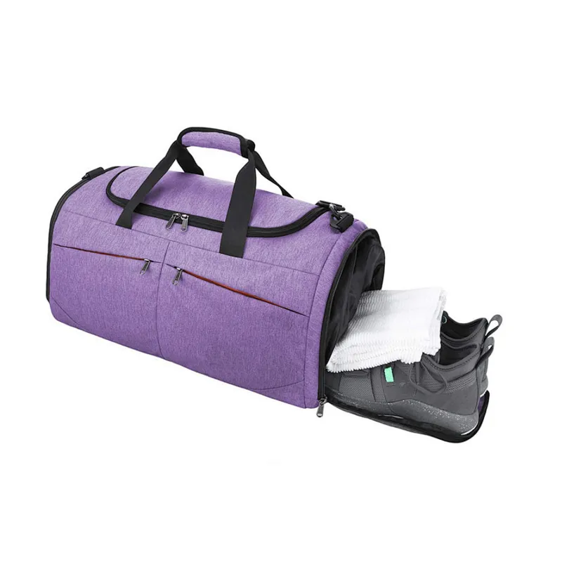 Classic Rolls Duffel Bag Round Men Travel Bag Waterproof Sport women Gym bagTravel Duffel Bag With Shoe Compartment