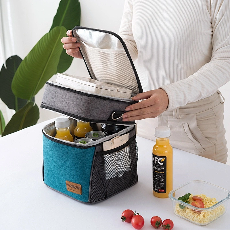 Large capacity Tote Bag with Detachable Beach Cooler Family Travel Tote for Beach Picnic Gym Pool