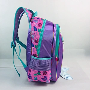 OEM factory Trendy ShinyHolographic Pink backpack school bags girls kids backpack