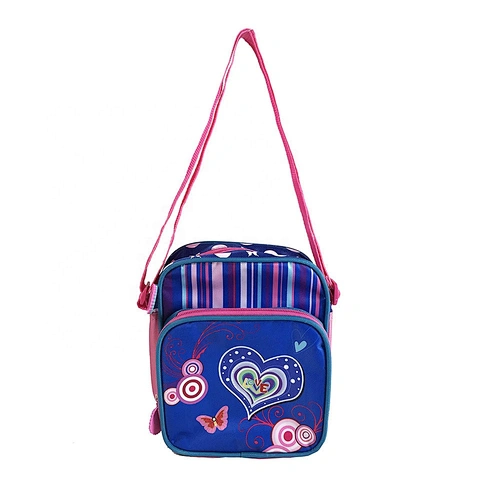 Polyester Custom Girls OEM Customized Logo Cartoon Pattern  messenger travel Shoulder Bag ladies fashion handbags for girls