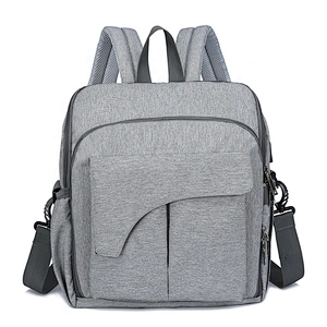 Fashion Mummy Maternity Bag Multi-function Diaper Bag Backpack Nappy Baby Bag with Stroller Straps for Baby Care