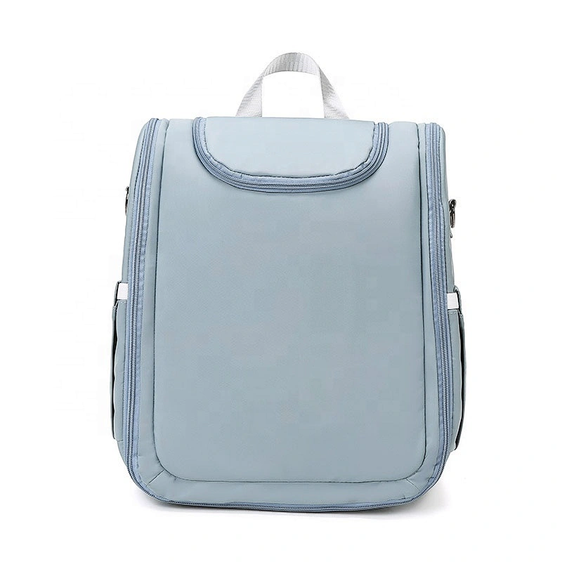 Amazon new travel Foldable Waterproof Changing Station Backpack Portable Baby Bed Mommy Bag Diaper Bag with Bassinet