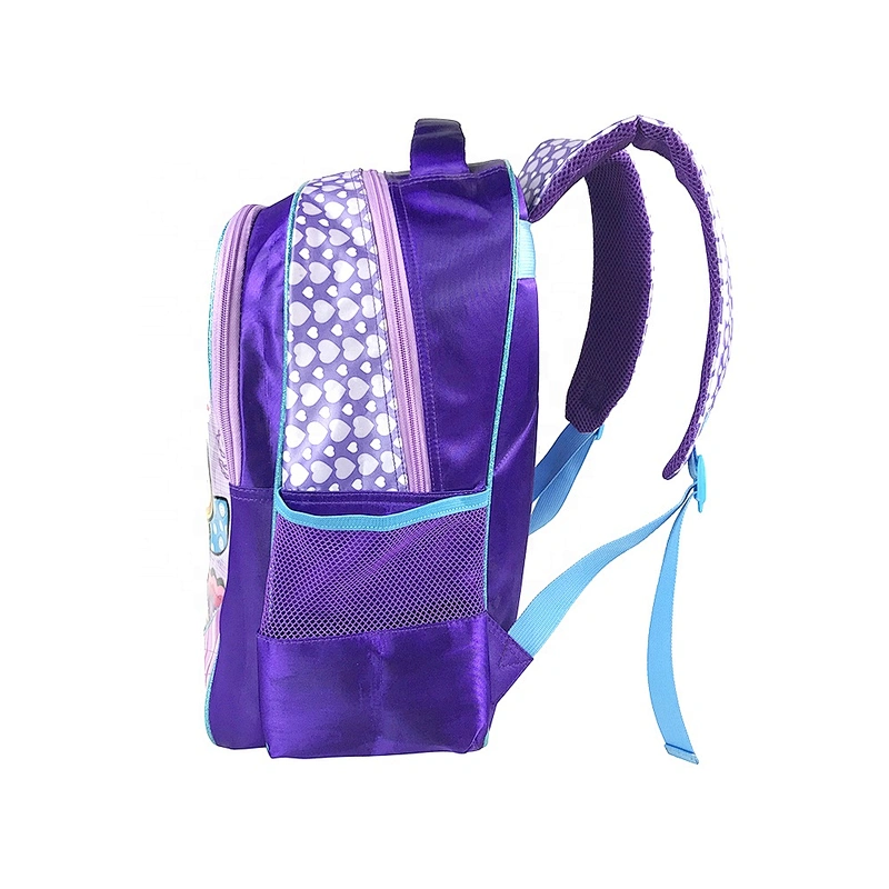 wholesale leather New design fancy cute pvc backpack students children kids school bags for girls kids school