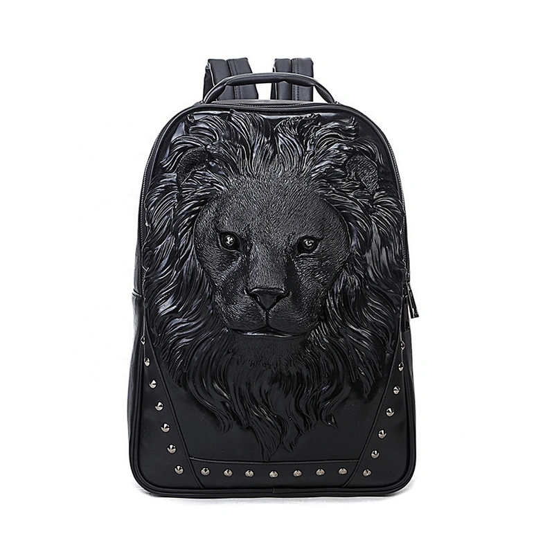 Fashion Customized Lion Head Laptop Backpack Large Capacity Business Bag Computer Backpack Travel bag