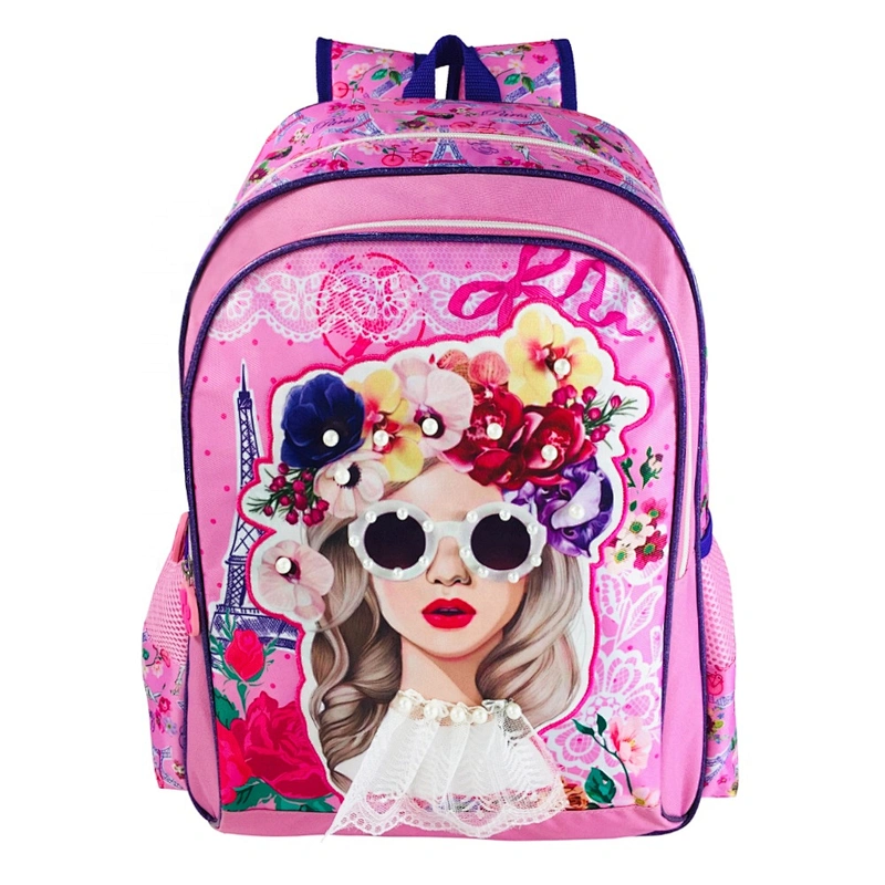 Wholesale Fashion Women Casual Daypack Pink Kid Backpack School book bag Girls Backpack