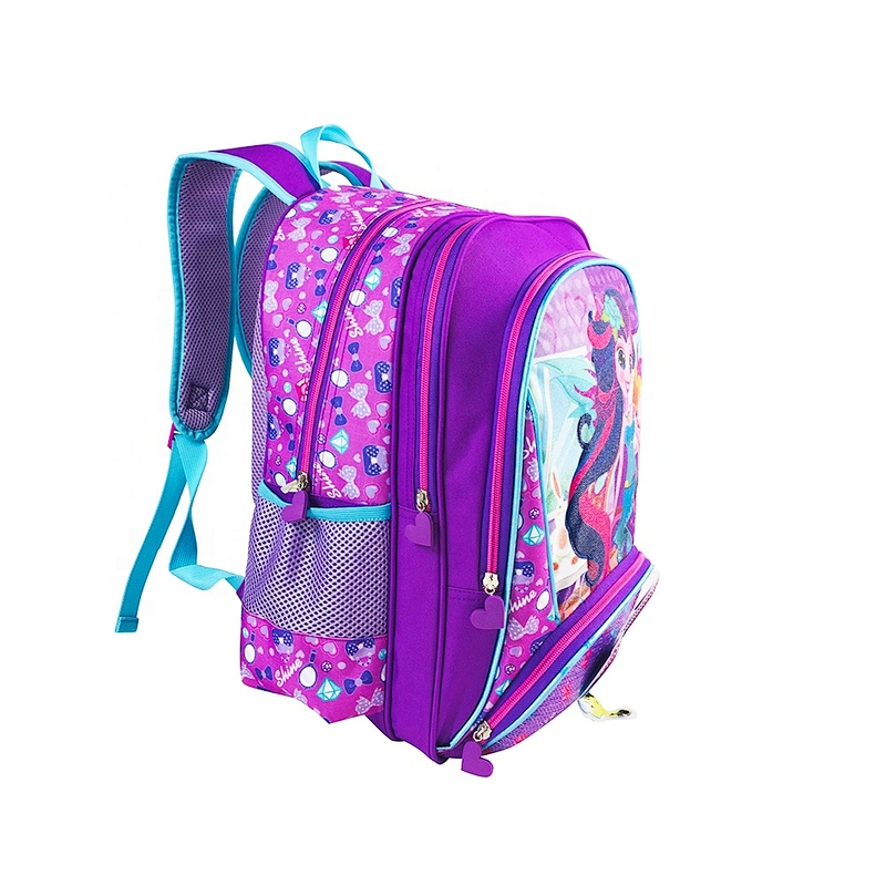 multifunctional high quality student backpack backpack kids bag school bags for children girls kids with fantasy fabric
