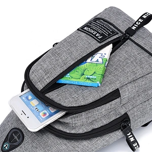 High quality Man chest bag Student canvas casual version shoulder bag Oxford fabric travel cross-body bag