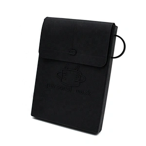 Multi-color Children Kids Portable  storage clip folder food-grade Silicone Disposable Face Masking Holder Storage Box Bag Case