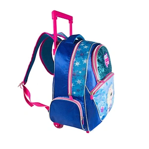 Wholesale large capacity Cartoon Children school trolley bag backpack girls with wheels