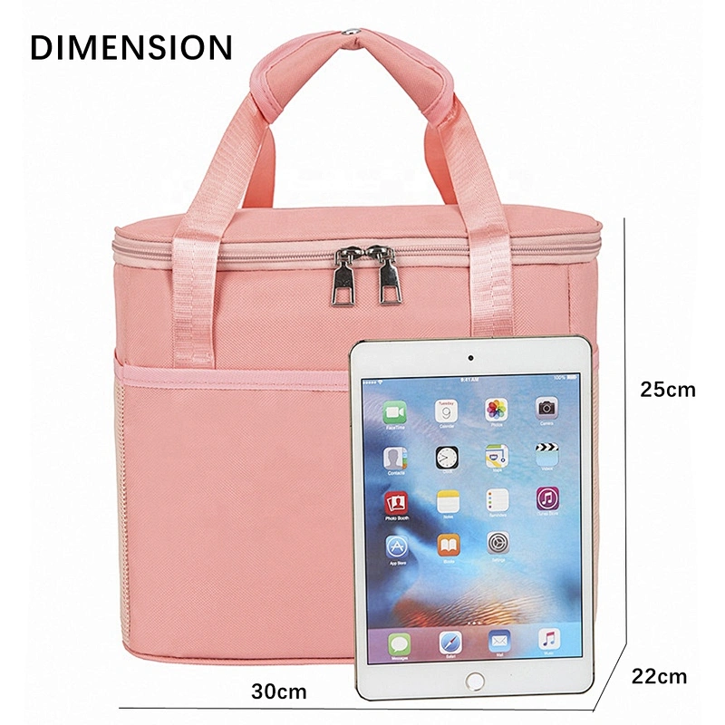 Manufactory directly supply on sale pink cooler bag blue black lunch bag
