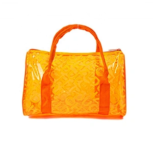 Outdoor Travel Sports Strong Water Resistant holographic Transparent Personalized Duffle Bag PVC