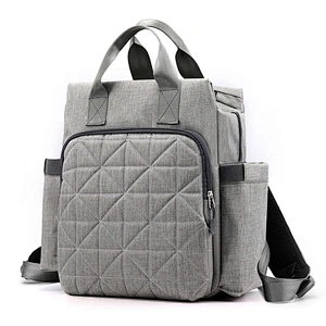 Diaper Bag Backpack Large Capacity Floral Diaper Independent Wet Cloth Bag Multi-Function Waterproof Travel Back Pack For Baby