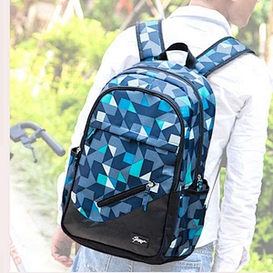 women men 15.6 inch college school computer bag durable business travel laptop backpack Printed Primary Junior High University S