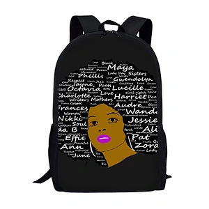 Creative Backpacks for African girls in primary School Full African Tiger Custom Print Backpack