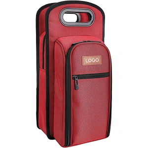 Insulated Wine Bag Wine Carrying Tote, Extra Protection, Convenient, Durable Wine Bottle Carrier Great Gift for Wine Lover