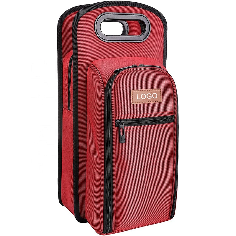 Insulated Wine Bag Wine Carrying Tote, Extra Protection, Convenient, Durable Wine Bottle Carrier Great Gift for Wine Lover