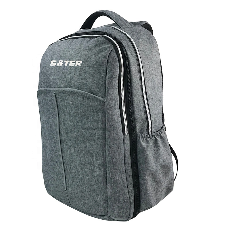 New arrivals light weight waterproof leisure School bag Daypack black college Laptop backpack