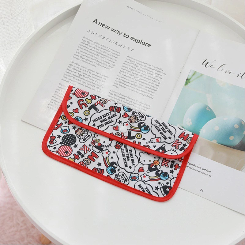 Portable plastic face Masking storage Bag cartoon temporary storage bag Interfere with dustproof storage