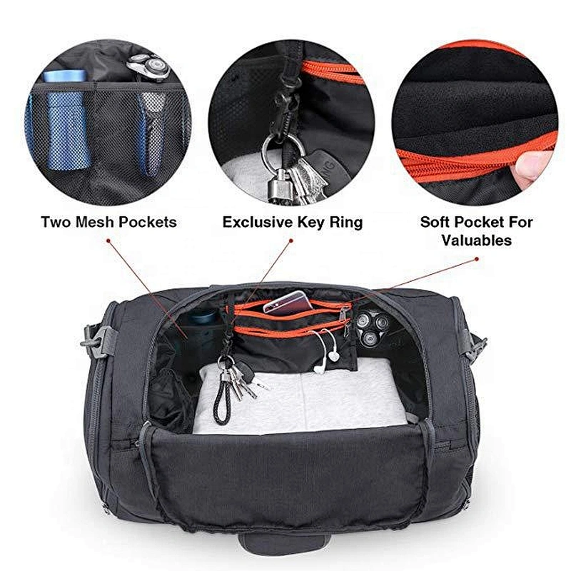 Shoe Duffle Bag Travel Waterproof Girls Gym Logo Pink Travel Waterproof Duffel Bags Foldable Customize Women's Travel Bags Women
