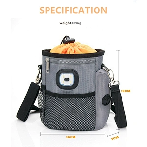 Pet training kit with LED light dog training kit dog snacks bag  portable waterproof training kit