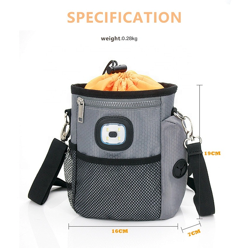 Pet training kit with LED light dog training kit dog snacks bag  portable waterproof training kit
