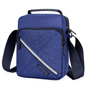 waterproof printed Classic men cell phone cross body sling shoulder bag men business messenger bag
