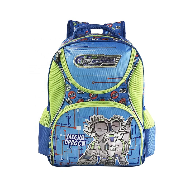 2020 Wholesale  High quality waterproof mochilas cartoon robot children backpack school bags for boys kids student book bags