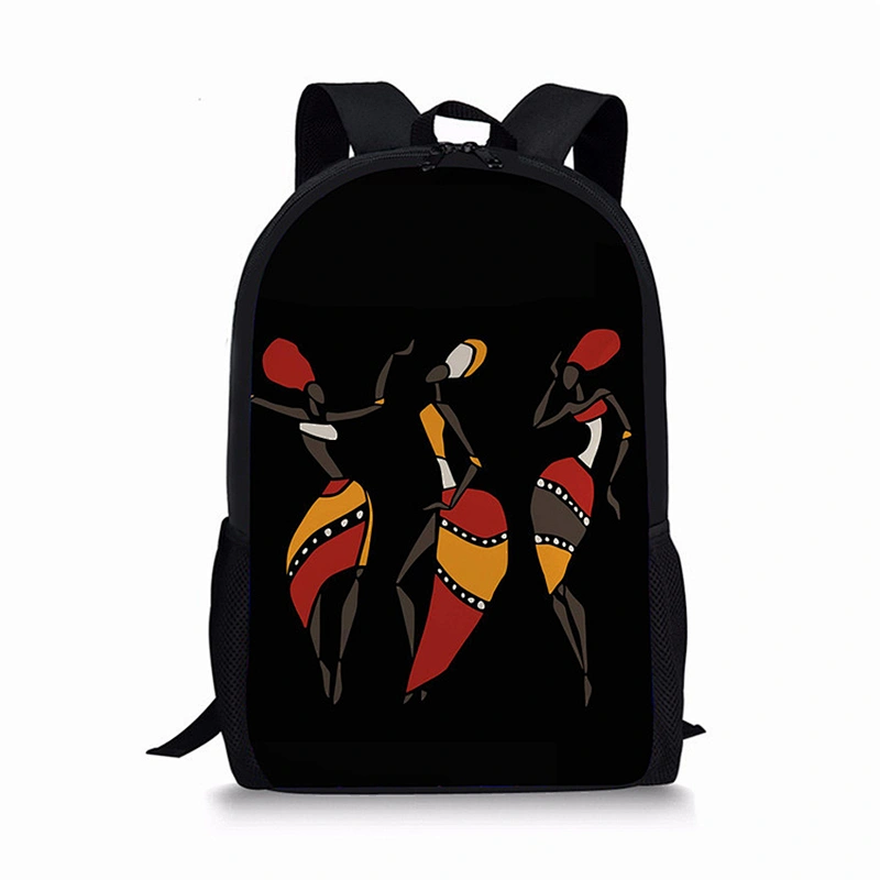 Customized African Girl backpack, new printed backpack for school students in the back-to-school season